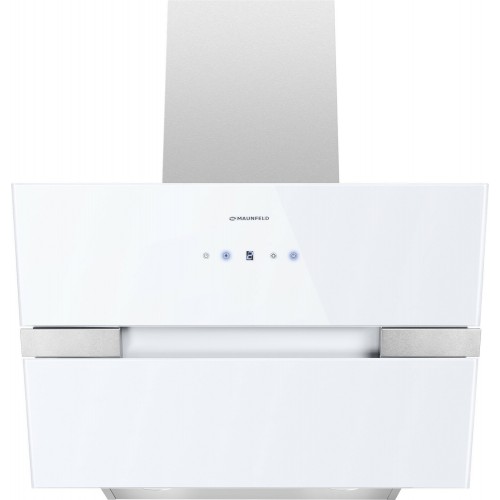 Каминная вытяжка MAUNFELD Mersey 60 (нержавеющая сталь/белое стекло) 1
