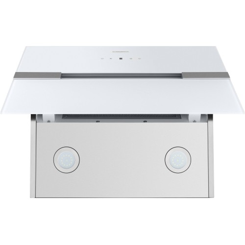 Каминная вытяжка MAUNFELD Mersey 60 (нержавеющая сталь/белое стекло) 3