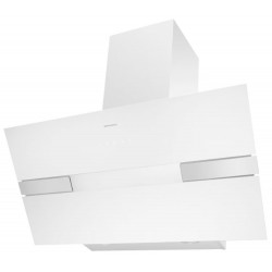 Каминная вытяжка MAUNFELD MERSEY 90 (нержавеющая сталь/белое стекло)