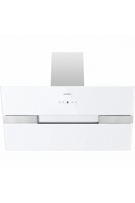 Каминная вытяжка MAUNFELD MERSEY 90 (нержавеющая сталь/белое стекло) 