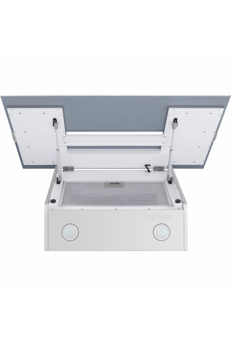 Каминная вытяжка MAUNFELD MERSEY 90 (нержавеющая сталь/белое стекло) 4