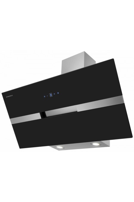 Каминная вытяжка Maunfeld MERSEY 90 (нержавеющая сталь/черное стекло) 