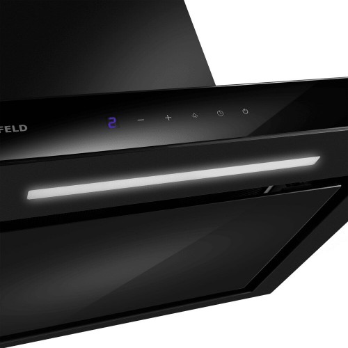 Каминная вытяжка MAUNFELD Modern 90 (черный) 7