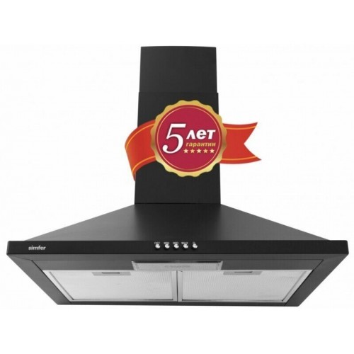 Каминная вытяжка Simfer 8563SM (черный) 5