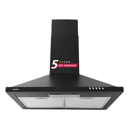 Каминная вытяжка SIMFER 8663SM (черный) 