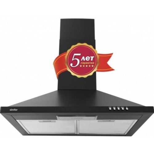 Каминная вытяжка SIMFER 8663SM (черный) 6