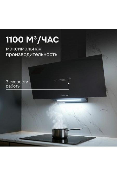 Каминная вытяжка Zigmund Shtain K 153.9 B (черный) 4