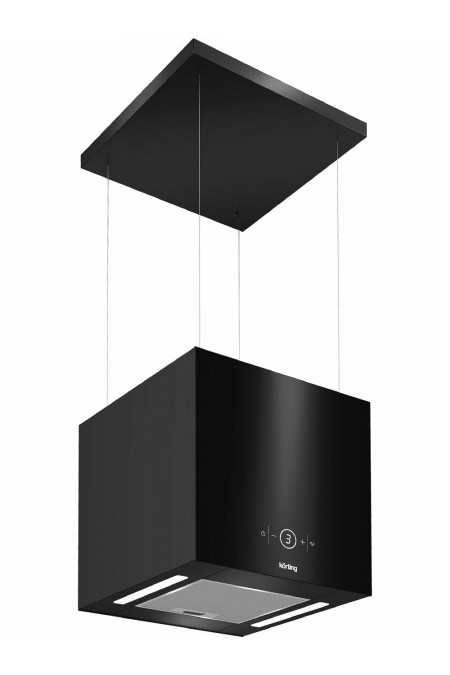 Островная вытяжка Korting KHA 40828 GN (черный) 