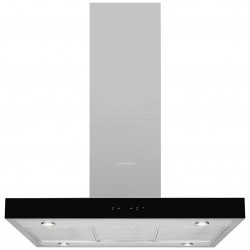 Островная вытяжка Kuppersberg DUDL 8 BX (нержавеющая сталь/панель черное стекло)