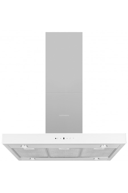 Островная вытяжка Kuppersberg DUDL 8 GW (нержавеющая сталь/панель белое стекло) 