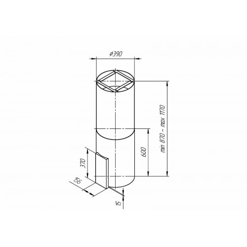 Островная вытяжка Kuppersberg MOTUBA B (черный) 5