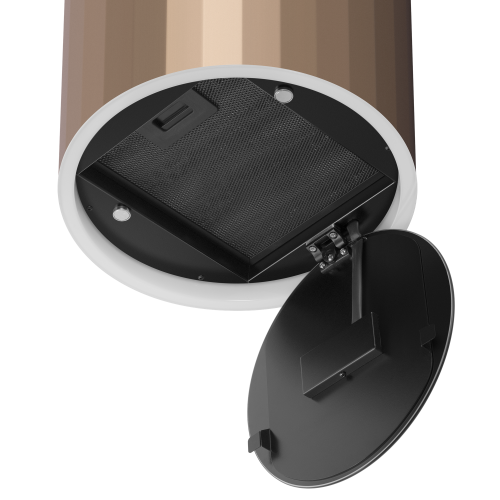 Островная вытяжка Maunfeld Adelaide 39 Wall Gold (золотой) 6