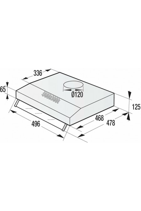 Подвесная вытяжка Gorenje WHU 529 EW/M (белый) 2