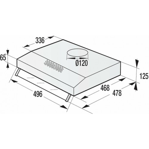 Подвесная вытяжка Gorenje WHU 529 EW/M (белый) 5