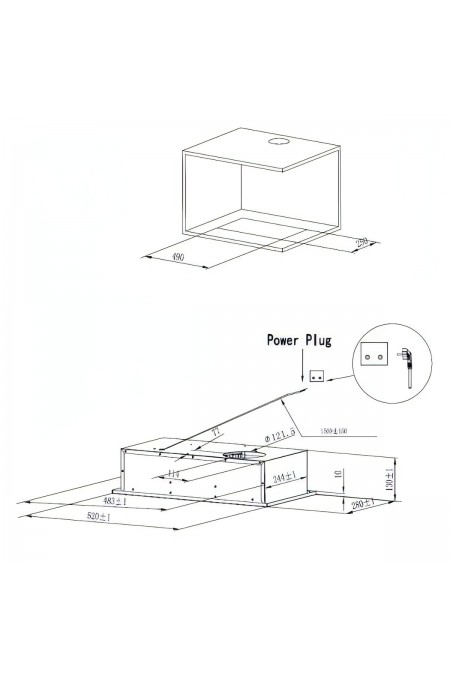 Встраиваемая вытяжка Candy CPY5MBP-07 (черный) 2