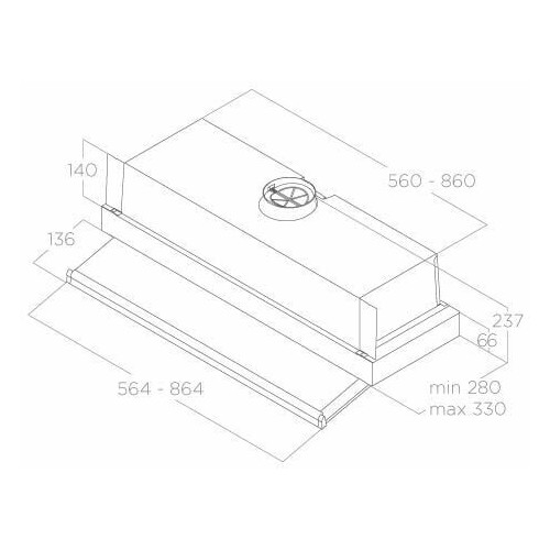 Встраиваемая вытяжка ELICA CIAK 2.0 S GR/A/90 (серебристый) 5