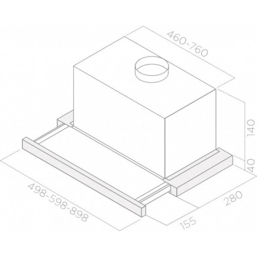 Встраиваемая вытяжка Elica ELITE 14 LUX GRVT/A/90 (серый) 3