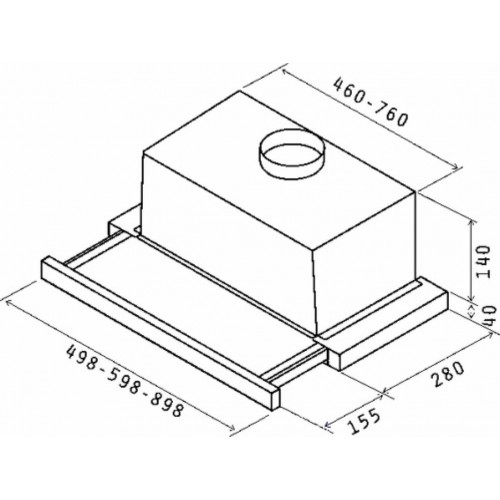 Встраиваемая вытяжка Elica ELITE 14 LUX WH/A/60 (белый) 8