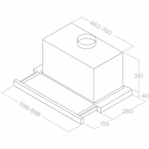 Встраиваемая вытяжка Elica ELITE26 IX/A/60 (нержавеющая сталь) 4