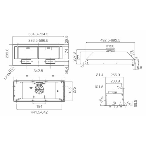 Встраиваемая вытяжка Elica Era S IX/A/52 (PRF0142886) (нержавеющая сталь) 5