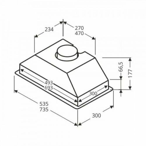 Встраиваемая вытяжка Elica ERA S IX/A/72 (нержавеющая сталь) 4