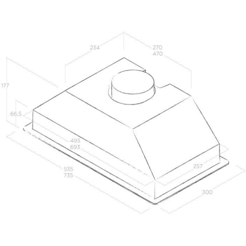 Встраиваемая вытяжка Elica ERA S IX/A/72 (нержавеющая сталь) 9