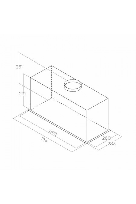 Встраиваемая вытяжка ELICA FOLD BL MAT/A/52 (черный) 1