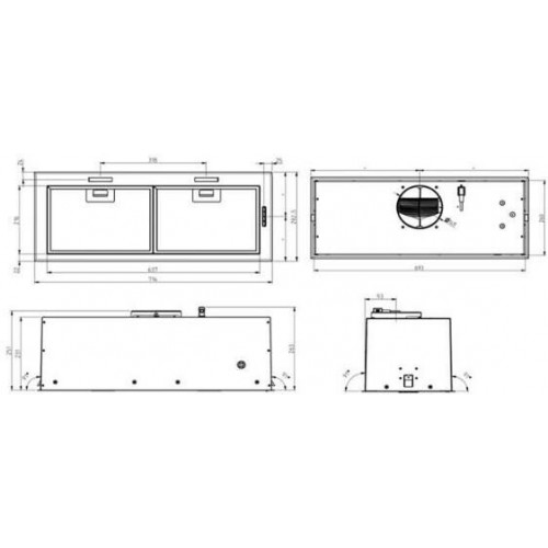 Встраиваемая вытяжка Elica FOLD GR/A/72 (серебристый) 3