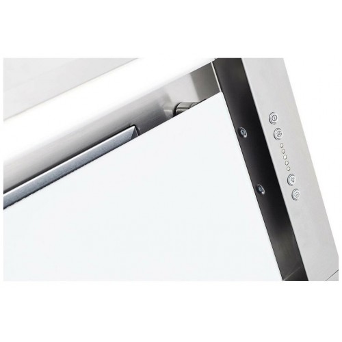 Встраиваемая вытяжка Elica HIDDEN 2.0 IXGL/A/72 (белое стекло/нержавеющая сталь) 4