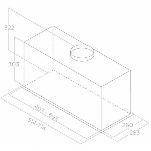 Встраиваемая вытяжка Elica Lane WH/A/72 (белый) 3