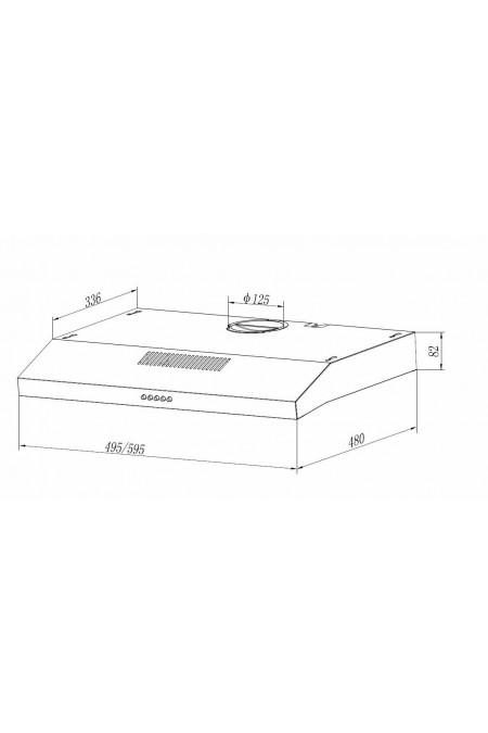 Встраиваемая вытяжка ELIKOR ECO ONE 60 BK (298169) (черный) 6