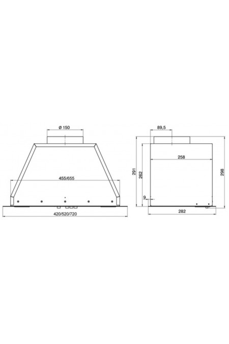 Встраиваемая вытяжка ELIKOR Flat 42П-430-К3Д (белый/хром) 2