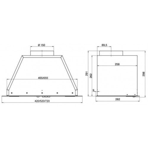 Встраиваемая вытяжка ELIKOR Flat 42П-430-К3Д (белый/хром) 7