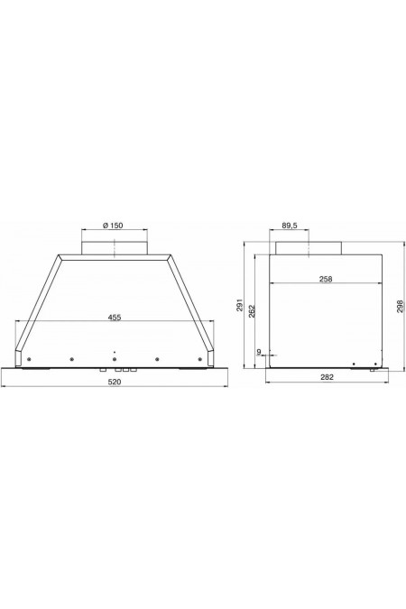 Встраиваемая вытяжка ELIKOR Flat 52П-650-К3Д (топленое молоко) 1