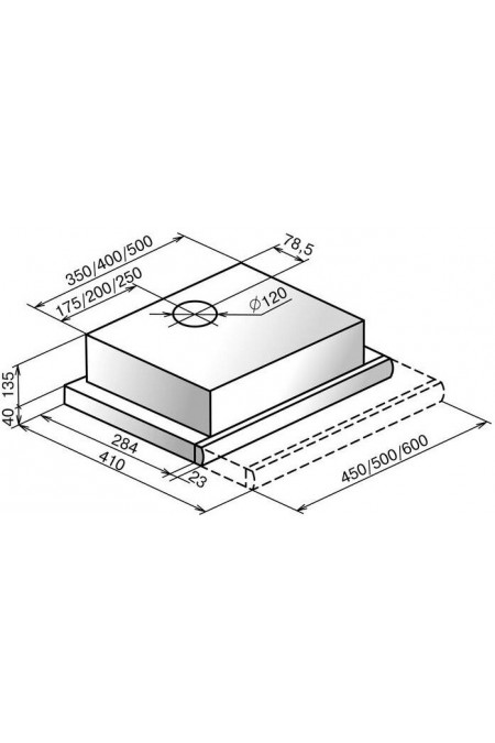 Встраиваемая вытяжка ELIKOR Интегра 45 (45П-400-В2Л) (белый/нержавеющая сталь) 5