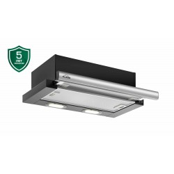 Встраиваемая вытяжка ELIKOR Интегра 50 (50П-400-В2Л) (черный/нержавеющая сталь)