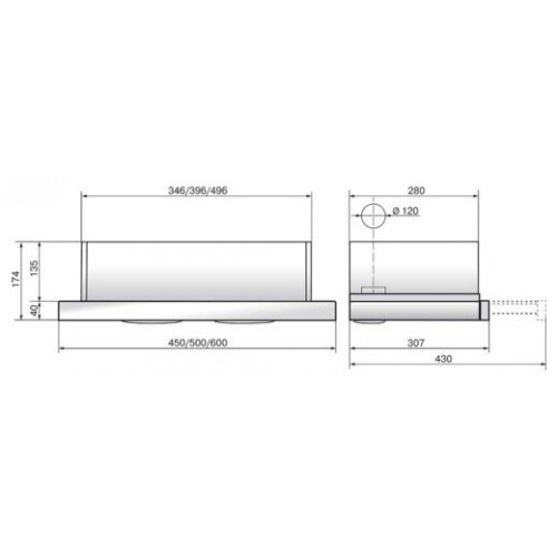 Встраиваемая вытяжка ELIKOR Интегра 50 (50П-400-В2Л) (крем/крем) 1