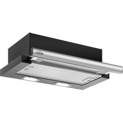 Встраиваемая вытяжка ELIKOR Интегра 60 (60П-400-В2Л) (черный/нержавеющая сталь)