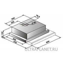 Встраиваемая вытяжка ELIKOR Интегра 60 (60П-400-В2Л) (крем/крем)