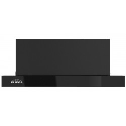 Встраиваемая вытяжка Elikor Интегра GLASS 45 (45Н-400-В2Д) (нержавейка/стекло черное)