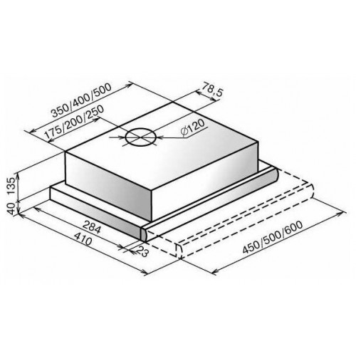 Встраиваемая вытяжка ELIKOR Интегра GLASS 45 (45Н-400-В2Д) (нержавеющая сталь/стекло белое) 4