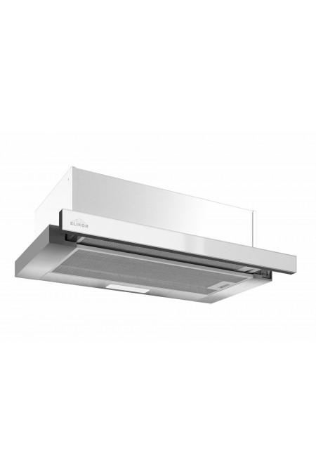 Встраиваемая вытяжка ELIKOR Интегра GLASS 50 (50Н-400-В2Д) (нержавеющая сталь/стекло белое) 1