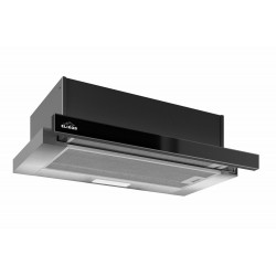 Встраиваемая вытяжка ELIKOR Интегра GLASS 50 (50Н-400-В2Д) (нержавеющая сталь/стекло черное)