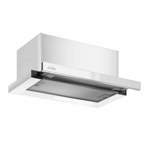 Встраиваемая вытяжка Elikor Slide Glass 60П-1000 (белый) 