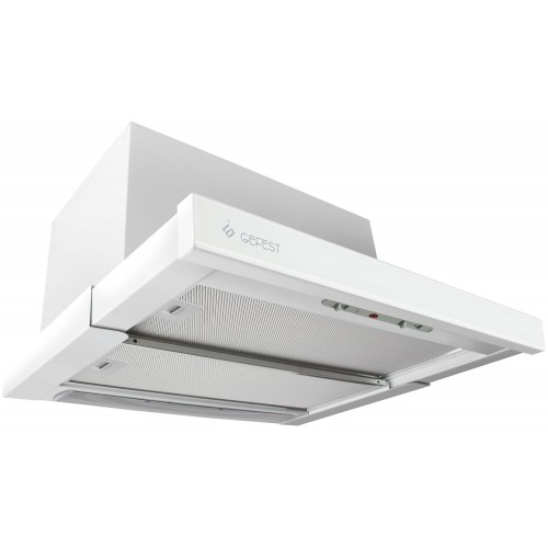 Встраиваемая вытяжка GEFEST ВО-4501 К12 (белый/стекло) 