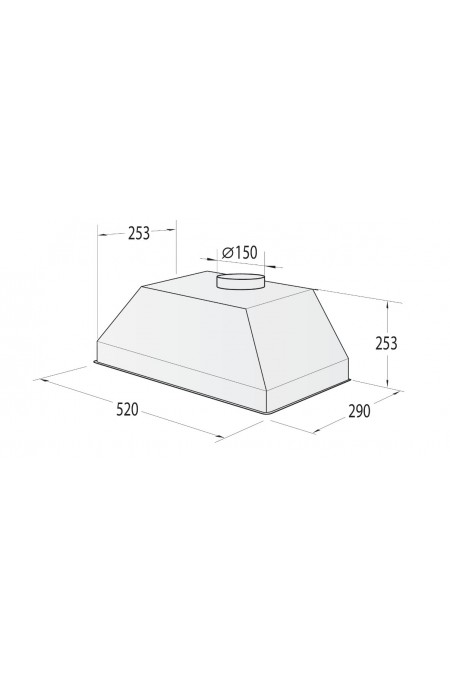 Встраиваемая вытяжка Gorenje BHI526E6X (нержавеющая сталь) 2