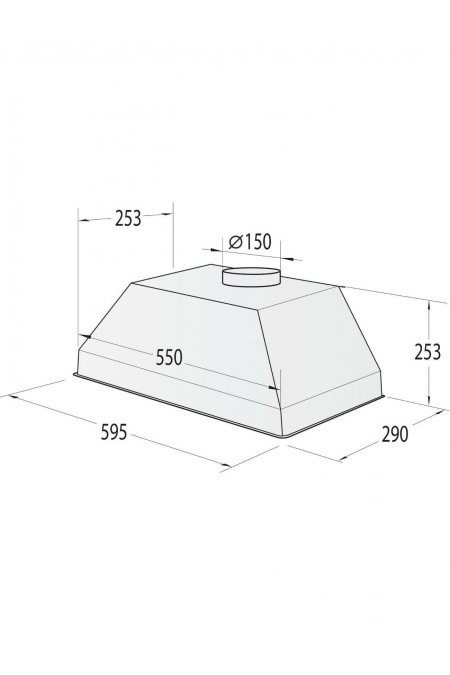 Встраиваемая вытяжка Gorenje BHI626E6B (черный) 5