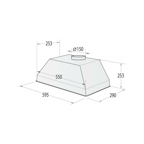 Встраиваемая вытяжка Gorenje BHI626E6B (черный) 5