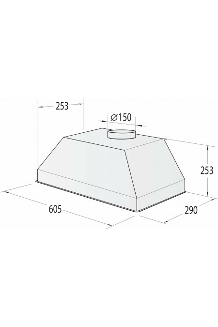 Встраиваемая вытяжка Gorenje BHI626E6X (нержавеющая сталь) 3