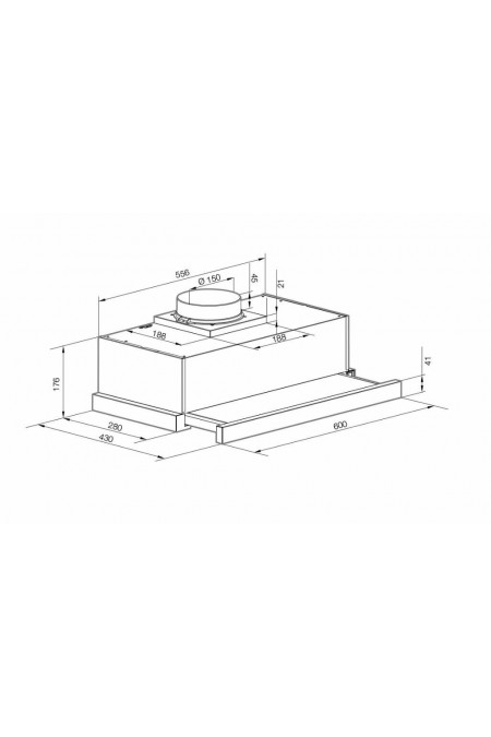 Встраиваемая вытяжка Graude DHF 60.0 EL (бежевый) 1
